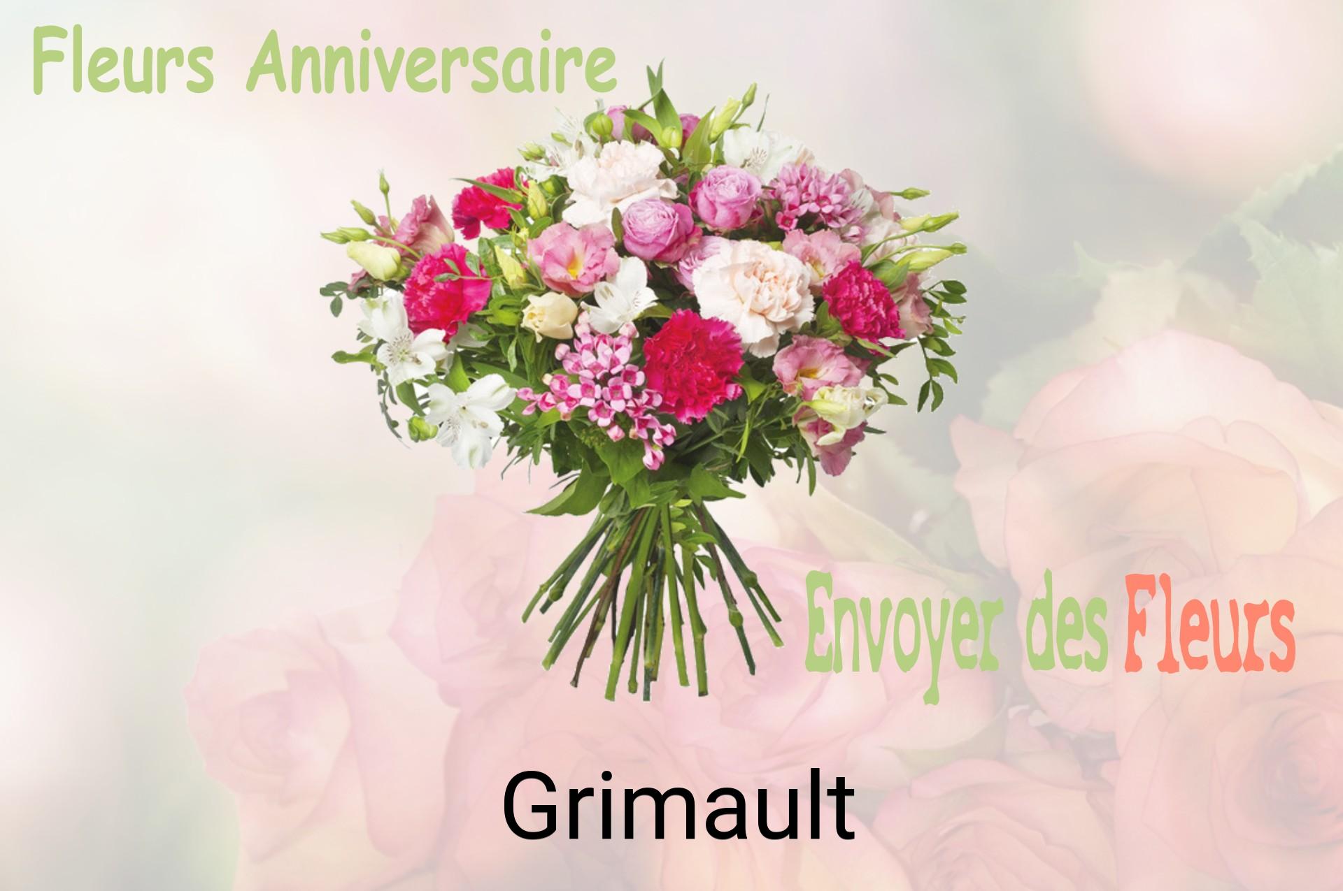 Bouquet de fleurs d’anniversaire livré à Grimault
